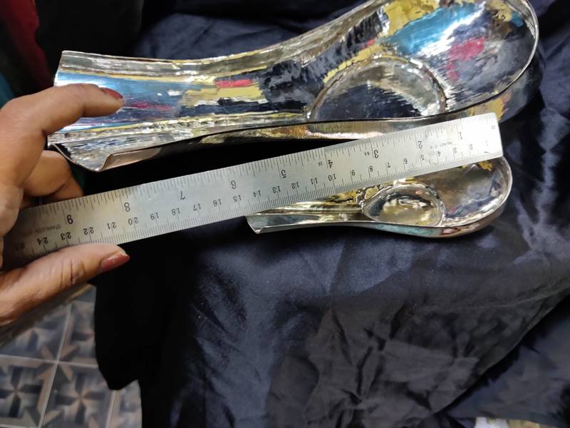 Silver Kosha Kushi(Double spoon set) 7 Silver Kosha Kushi(Double spoon set) - Image 5