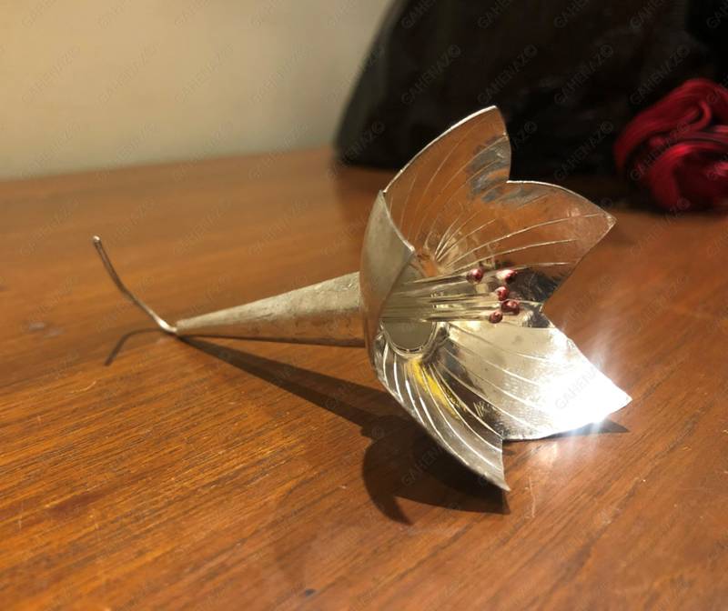 Silver Kolke Flower 6 Silver Kolke Flower - Image 4